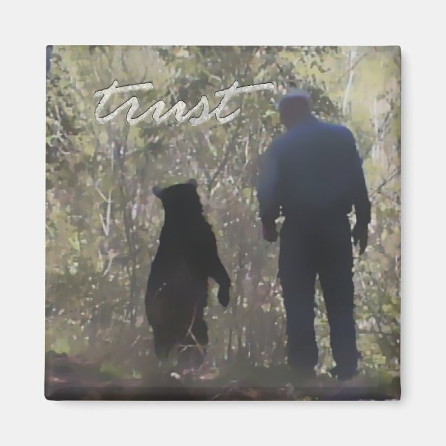 Imã Quadrado de confiança - Denise Beverly (Frente)