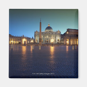 Imã Quadrado de St Peters, Roma, Italia