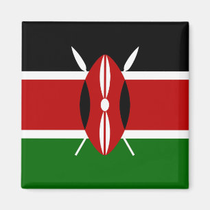 Imã Quadrado do ímã da bandeira de Kenya