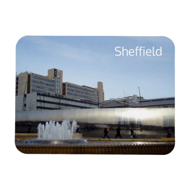 Ímã Quadrado Sheffield Sheaf (Horizontal)