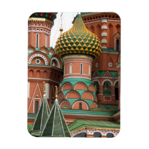 Ímã Quadrado vermelho em Moscovo, Rússia. Fotografad
