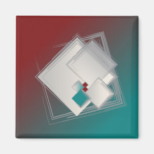 Imã Quadrados Fibonacci Reproduzíveis