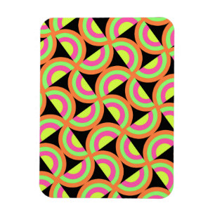 Ímã Quadrados psicadélicos