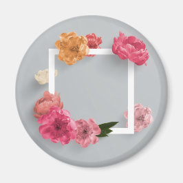 Imã Quadro da Flor