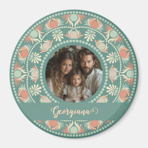 Imã Quadro de Fotografia Personalizado de Sage & Sand 