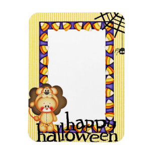 Ímã Quadro de Halloween Feliz do Baby Lion
