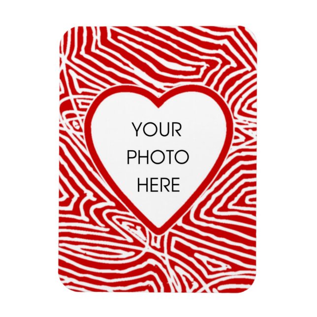 Ímã Quadro do Coração (Vertical)