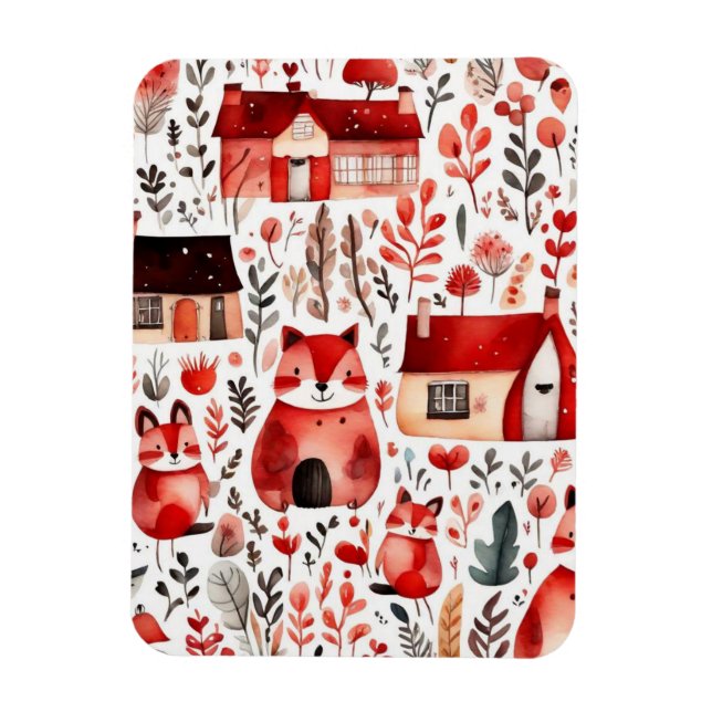 Ímã Quadro magnético do campo vermelho do núcleo da ca (Vertical)