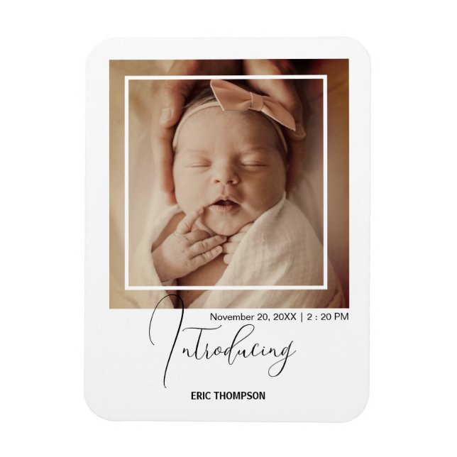 Ímã Quadro Mínimo de Foto Polaroid para Anúncio de Nas (Vertical)