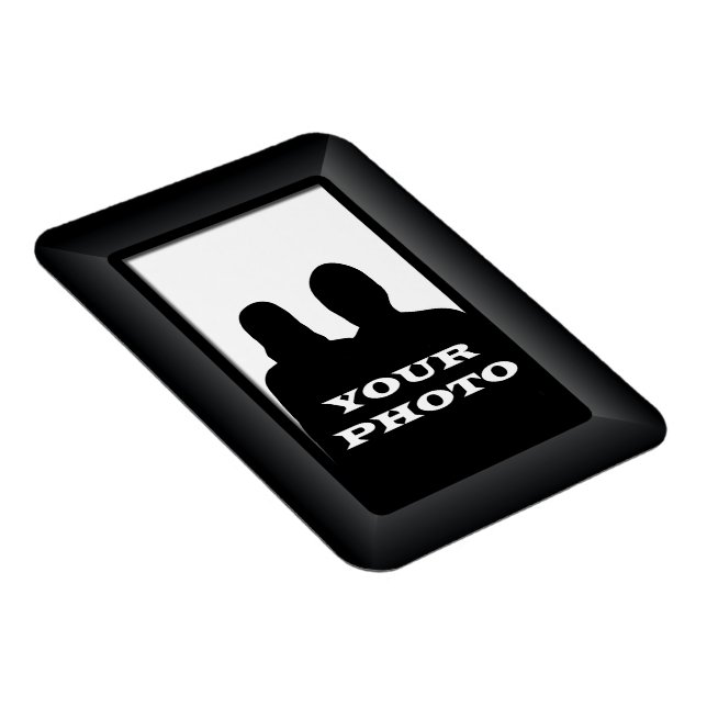 Ímã Quadro Preto Seu Modelo de Imagem Premium (Lado Direito)