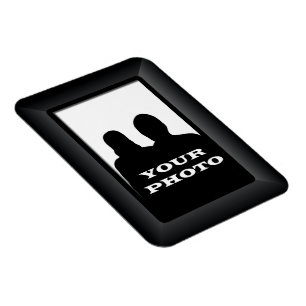 Ímã Quadro Preto Seu Modelo de Magnete Fotográfico Pr