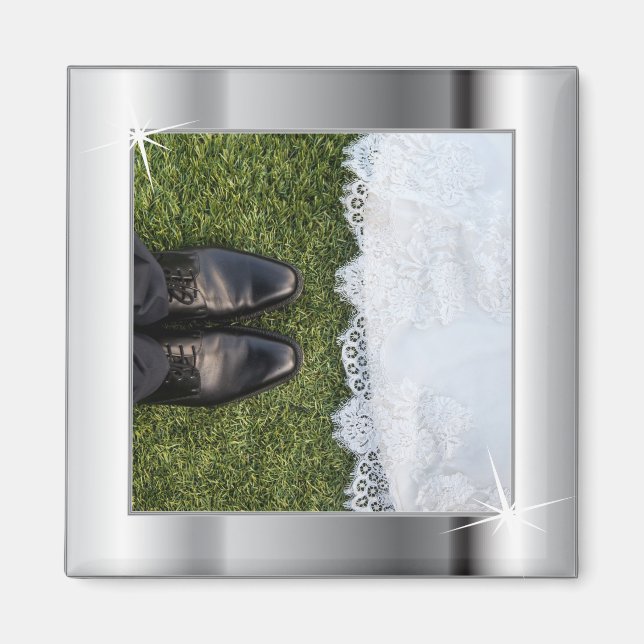 Imã Quadro Silver Elegante (Frente)