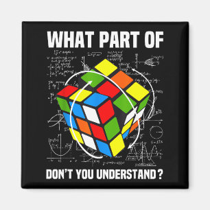 Imã Qual Parte De Não Entende Puzzle Cube Matemática