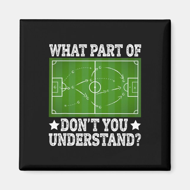 Imã Qual Parte Você Não Entende Campo de Futebol D (Frente)