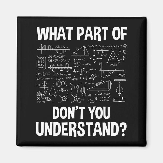 Imã Qual Parte Você Não Entende - Ciência Matemática C (Frente)