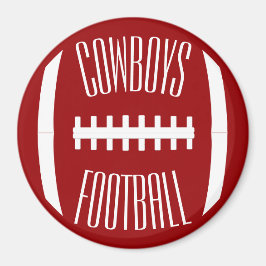 Imã Qualquer Coach de Futebol de Cor e Texto Personali