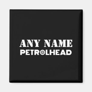 Imã Qualquer nome de Petrolhead Personalizada