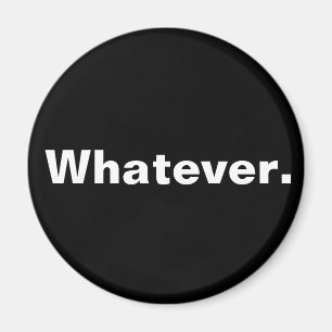 Imã Qualquer palavra de design minimalismo