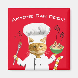 Imã Qualquer Um Pode Cozinhar! Gatinho Frigorífico Ma