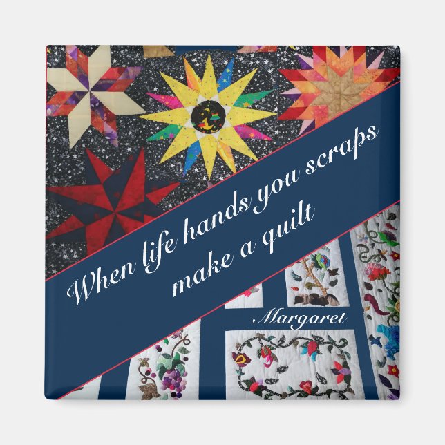 Imã Quando A Vida Mandar, Você Scraps Faz Um Quilo (Frente)