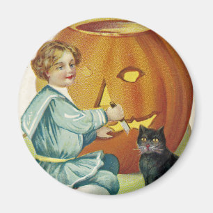 Imã Quando bruxas se abrem no Halloween
