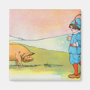 Imã Quando fui a Bonner, encontrei um porco - Rhyme En