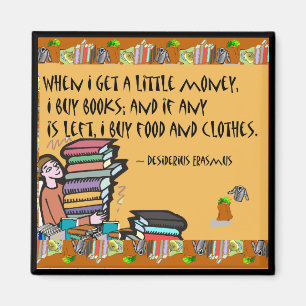 Imã Quando ganho um pouco de dinheiro, comprar livros