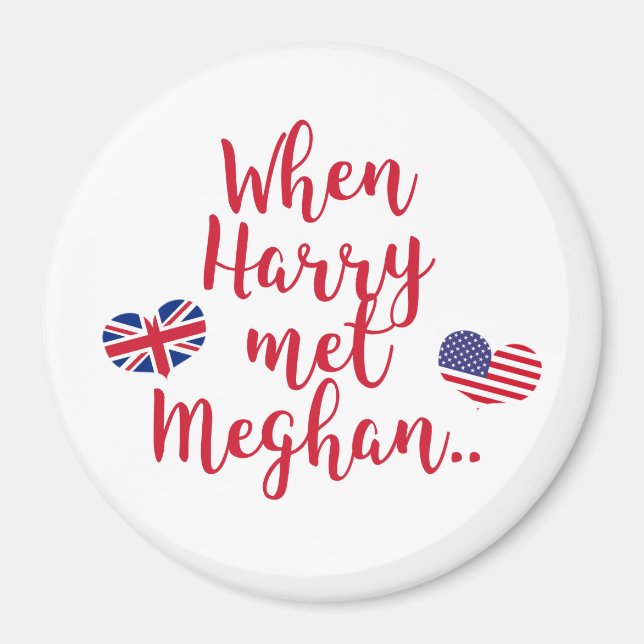 Imã Quando Harry conheceu Meghan | Casamento Real Dive (Frente)