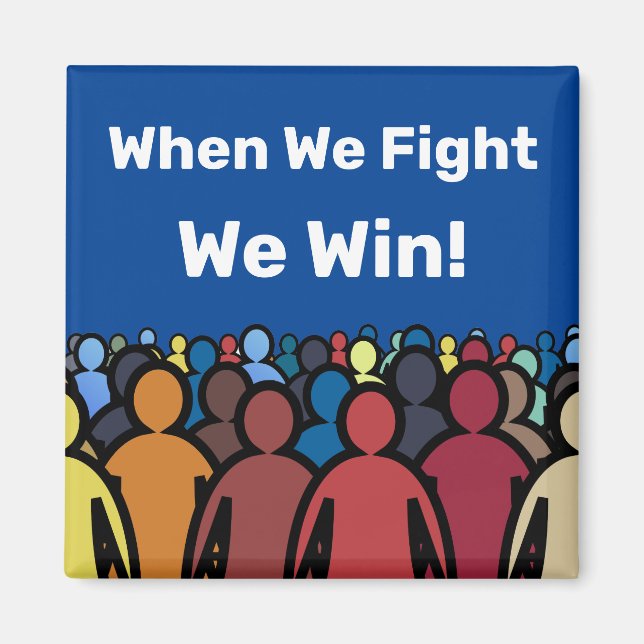 Imã Quando Lutamos, Ganhamos Harris Walz (Frente)