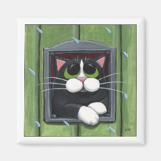 Imã Quando Parará? - Magnet Gato