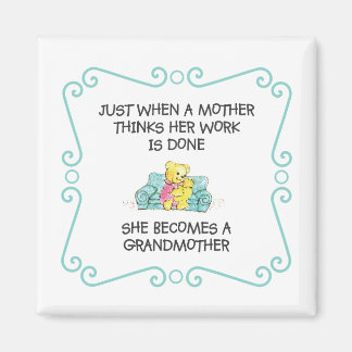 Imã Quando Uma Mãe Pensar - Avó Magnet