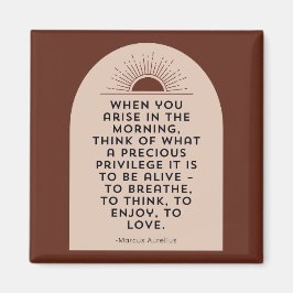 Imã Quando Você Sair De Manhã. Citação Estática