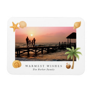 Ímã Quantos Desejos Mais Quentes Foto de Praia Natal M