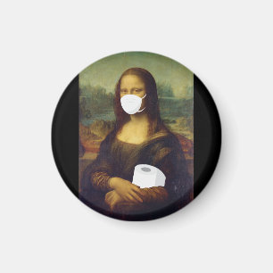 Imã Quarantine Mona Lisa