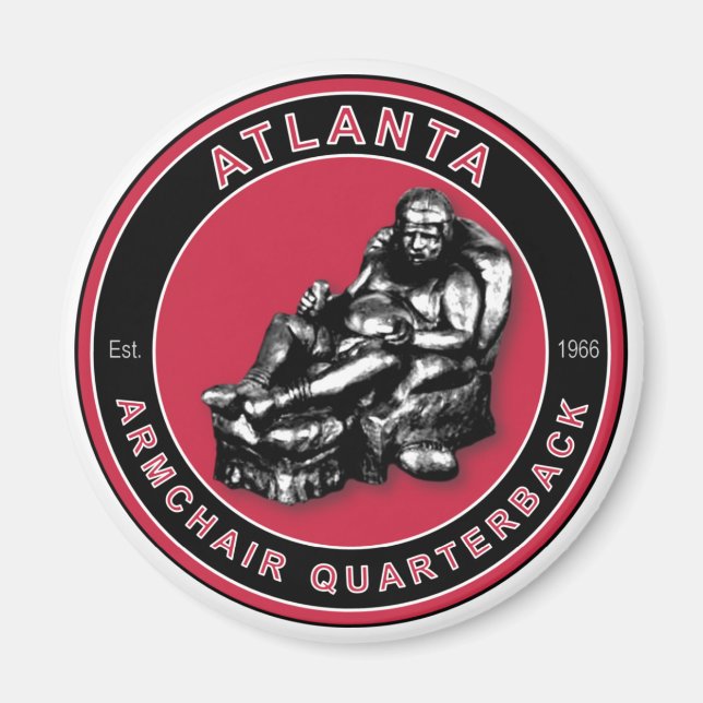 Imã Quarterback de Caça-Caça - Atlanta (Frente)