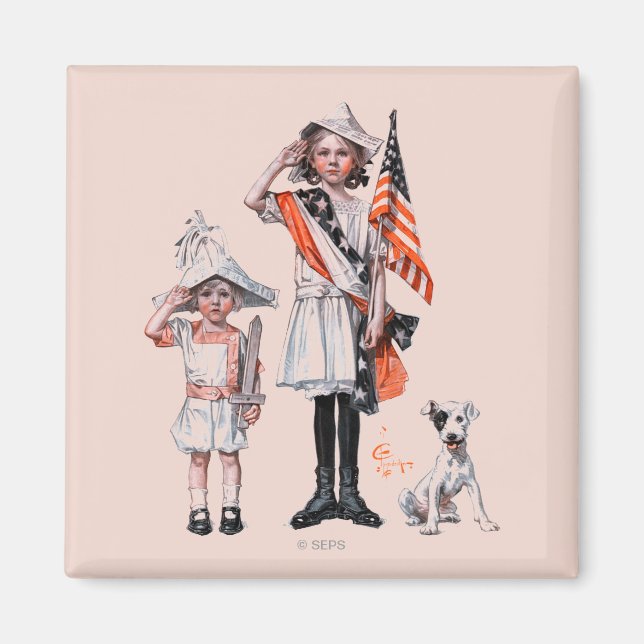 Imã Quarto de julho (Frente)