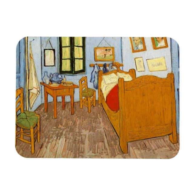 Ímã Quarto de Van Gogh (Horizontal)