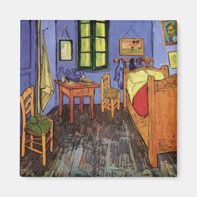 Imã Quarto de Vincent em Arles por Vincent van Gogh (Frente)