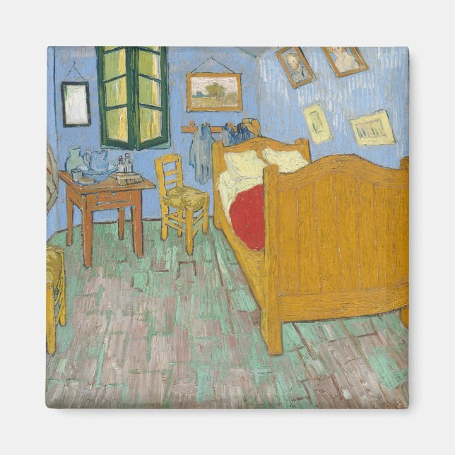 Imã Quarto de Vincent em Arles por Vincent van Gogh (Frente)