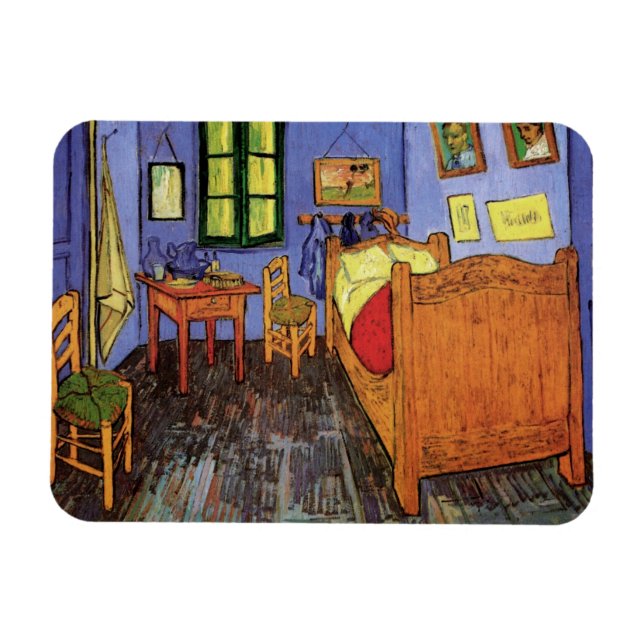 Ímã Quarto de Vincent em Arles por Vincent van Gogh (Horizontal)