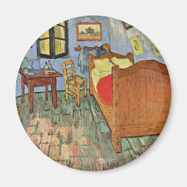 Imã Quarto De Vincent Em Arles, Por Vincent Van Gogh (Frente)
