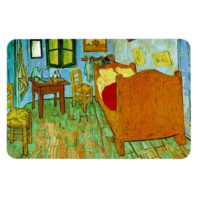 Ímã Quarto em Arles (F484)Van Gogh de Belas Artes (Horizontal)