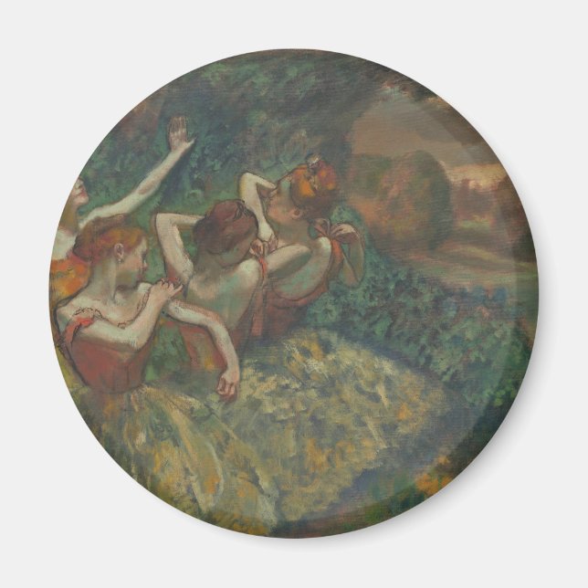 Imã Quatro Dançarinas de Edgar Degas, Arte Fino de Bal (Frente)