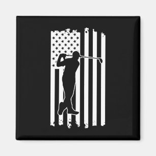 Imã Quatro De Julho Bandeira Americana Campo De Golfe