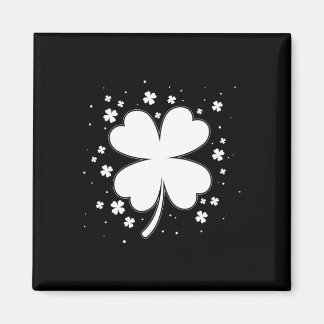 Imã Quatro Folhas Vintage Saint Patrick Day Presente