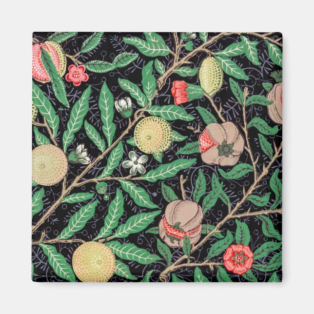 Imã Quatro Frutas, William Morris (Frente)