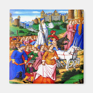 Imã "Quatro unicórnios conduzem a procissão "