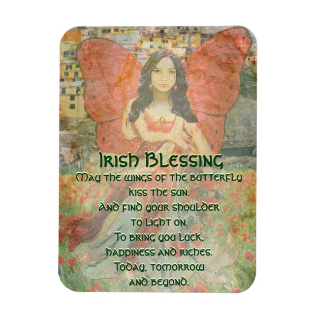 Ímã Que as Asas da Borboleta.... (Vertical)