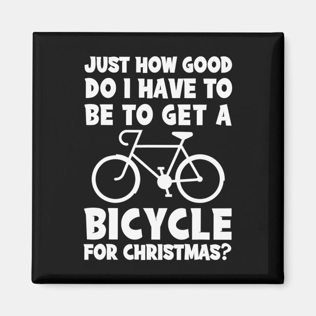 Imã Que Bom Eu Tenho Que Ser Para Fazer Uma Bicicleta  (Frente)
