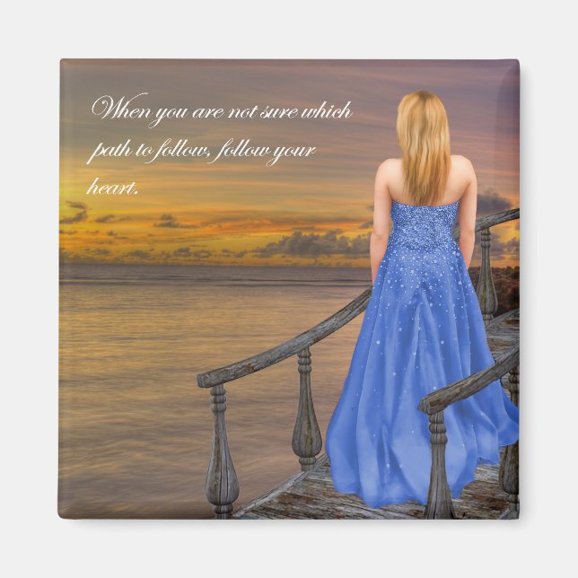 Imã Que caminho? Siga seu coração. (Frente)